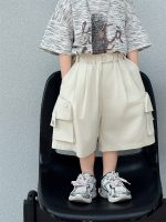 【90-140】ショートパンツ 男の子 ポケット付き カーゴパンツ - 画像 (5)