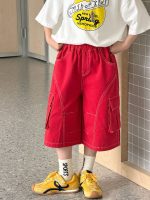 【90-160】ショートパンツ 男の子 ワイドレッグ カーゴパンツ - 画像 (6)