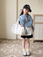 【100-170】シャツ 女の子 ストライプ ベーシック 肌触り良い - 画像 (3)