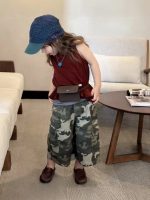【90-150】ベストorパンツorセットアップ 女の子 カモフラ お出かけに - 画像 (2)