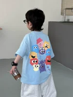 【100-160】Tシャツ プリント 男の子 カジュアル - 画像 (4)
