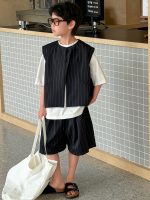 【90-160】セットアップ 男の子 ストライプ トレンド