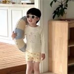 【85-135】水着 ロングスリーブ セパレート スイムウェア - 画像 (6)