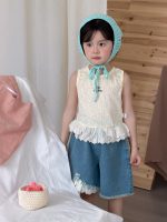 【90-140】ベスト 女の子 レース フリル ニット - 画像 (5)