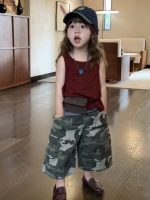 【90-150】ベストorパンツorセットアップ 女の子 カモフラ お出かけに - 画像 (4)
