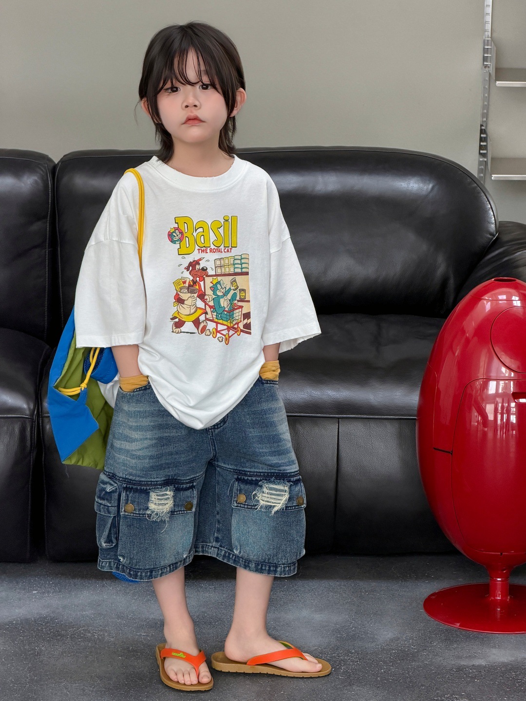 O1CN01MIlJYN2JlehnQanaG_2215104159462-0-cib.jpg 【100-150】Tシャツ ラウンドネック 半袖 プリント カジュアル - 画像 (1)