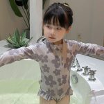 【90-140】水着 おしゃれ 長袖 スイムウェア - 画像 (4)