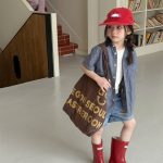 【80-130】半袖 シャツ 女の子 刺繍 ファッション - 画像 (3)