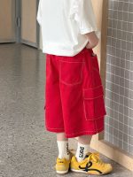 【90-160】ショートパンツ 男の子 ワイドレッグ カーゴパンツ - 画像 (5)