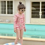 【80-135】水着 キュート 長袖 スイムウェア - 画像 (3)
