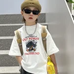 【90-150】Tシャツ プリント カジュアル 半袖