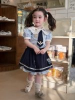 【90-150】セットアップ 女の子 丸襟 アカデミック風 - 画像 (5)