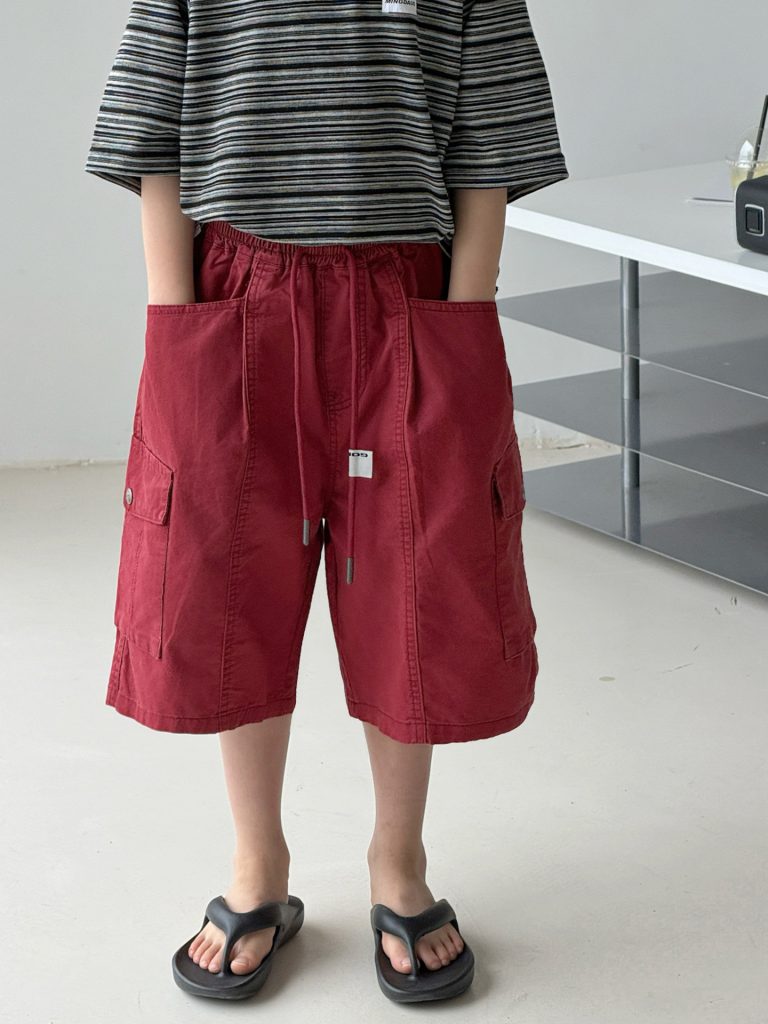 【90-160cm】ショートパンツ 男の子 ポケット付き カーゴパンツ
