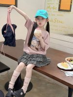 【100-170】半袖Tシャツ 女の子 カートゥーン 合わせやすい - 画像 (8)