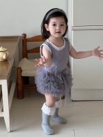 【73-110】セットアップ ベビー 女の子 おしゃれ チュール - 画像 (5)