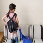 【80-130】ショートパンツ 女の子 デニム 星 オーバーオール - 画像 (5)