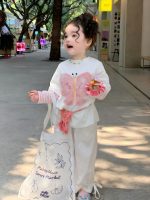 【90-150】トップス 女の子 レイヤード バタフライ かわいい