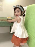 【90-150】トップスorスカートorセットアップ 女の子 丸襟 韓国風 - 画像 (4)