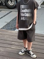 【90-120】半袖Tシャツ 男の子 英字 レイヤード ゆったり - 画像 (3)