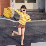 【90-140】水着 ストライプ フリル おしゃれ - 画像 (11)