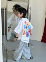 【100-160】Tシャツ プリント 男の子 カジュアル - 画像 (2)