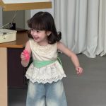 【90-150】ベスト 女の子 レース フリル おしゃれ - 画像 (6)