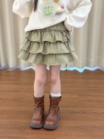 【100-170】スカート 女の子 おしゃれ ミニ丈 スウィート - 画像 (3)