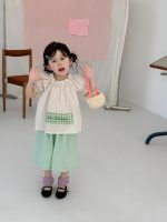 【90-140】ショートパンツ 女の子 無地 履きやすい ゆったり - 画像 (6)