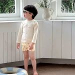【85-135】水着 ロングスリーブ セパレート スイムウェア - 画像 (7)