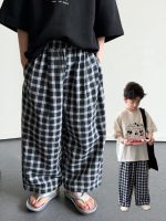 【100-170】パンツ 男の子 チェック柄 合わせやすい