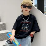 【90-150】Tシャツ プリント カジュアル 半袖 - 画像 (3)