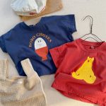 【90-150】半袖Tシャツ 女の子 プリント かわいい