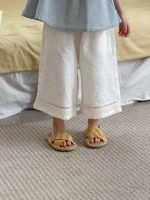 【90-140】ワイドパンツ 女の子 ドット柄 履きやすい - 画像 (6)