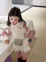 【80-130】ワンピース 女の子 ノースリーブ ティアード 韓国風 - 画像 (4)