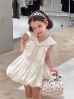 【90-150】ワンピース 女の子 セーラーカラー リボン かわいい - 画像 (4)