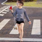【90-140】水着 フリル リボン付き かわいい スイムウェア - 画像 (16)