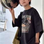 【90-160】Tシャツ ファッション 男の子 カジュアル 半袖 - 画像 (5)