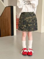 【100-170】スカート 女の子 おしゃれ ストリート カモフラー - 画像 (6)