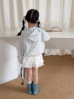 【100-170】UVカットアウター 女の子 軽量 フード付き リボン付き - 画像 (5)
