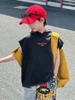 【90-120】半袖Ｔシャツorショートパンツ 男の子 フード付き ストリート風 - 画像 (3)