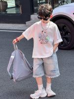 【90-160】半袖Tシャツ 男の子 カートゥーン トレンド - 画像 (3)