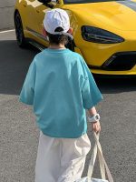 【90-140】半袖Tシャツ 男の子 ストリート風 レトロ - 画像 (4)