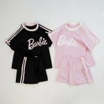 【80-150】セットアップ 女の子 カジュアル 英字プリント