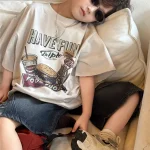 【90-160】Tシャツ ファッション 男の子 カジュアル 半袖 - 画像 (3)