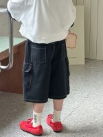 【90-160】ショートパンツ 男の子 ポケット付き カーゴパンツ - 画像 (4)