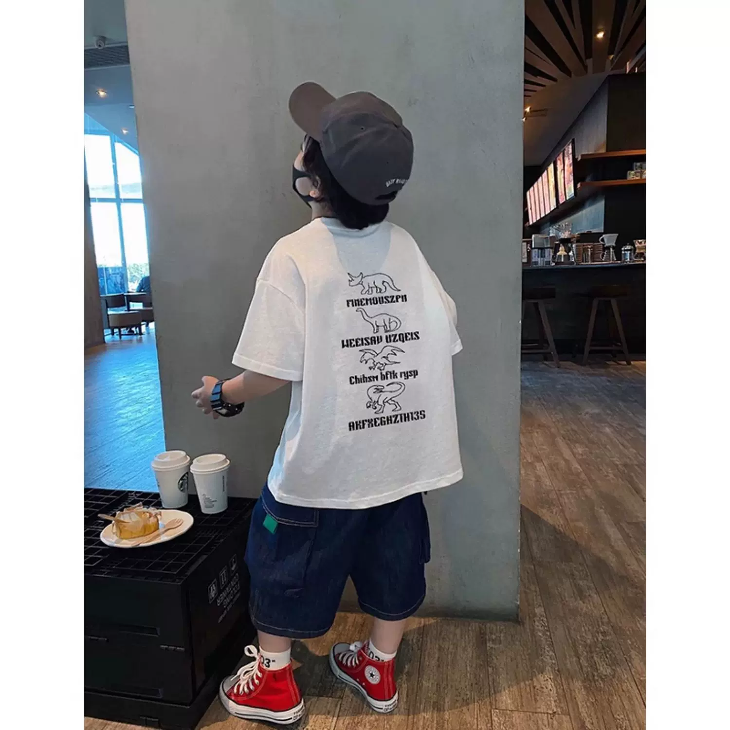 O1CN01XkJWTN1edVD0uvp3a_!!2216129863894 【90-160】Tシャツ プリント カジュアル 夏新作 男の子 半袖 - 画像 (1)