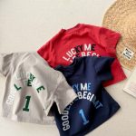 【80-130】半袖Tシャツ 女の子 刺繍 数字柄 シンプル - 画像 (6)