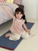 【90-140】ベスト 女の子 レース フリル スウィート - 画像 (3)