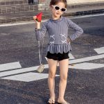 【90-140】水着 フリル リボン付き かわいい スイムウェア - 画像 (14)