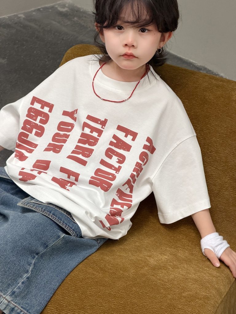【100-150cm】Tシャツ 夏新作 プリント 半袖